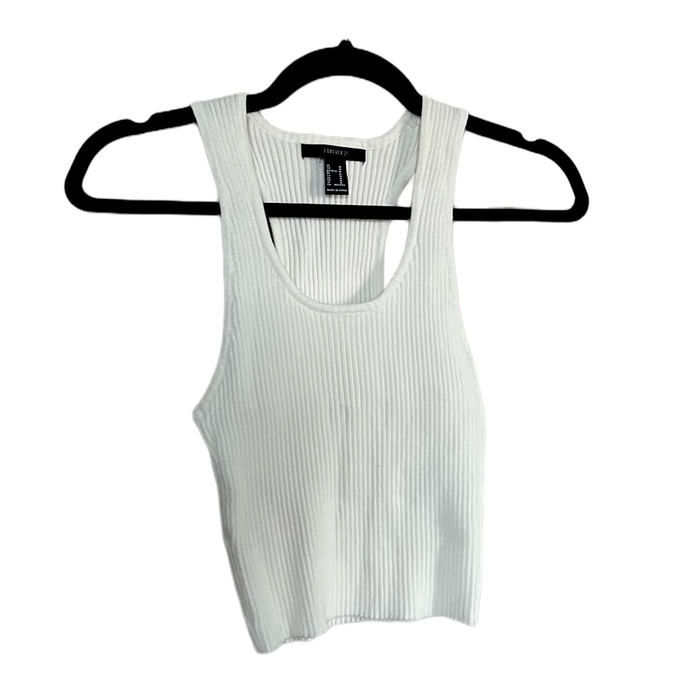 Forever 21 White Sweater Tank